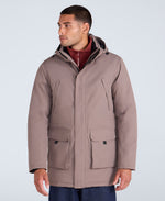 Jesper Mens Parka Jacket - Brown