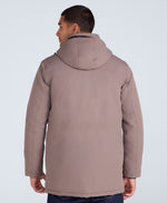 Jesper Mens Parka Jacket - Brown