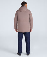 Jesper Mens Parka Jacket - Brown