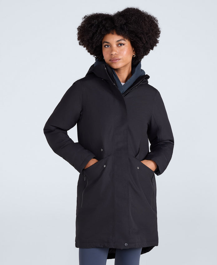 Lisbon Womens Waterproof Parka - Black