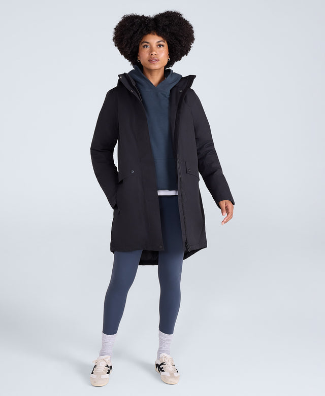 Lisbon Womens Waterproof Parka - Black