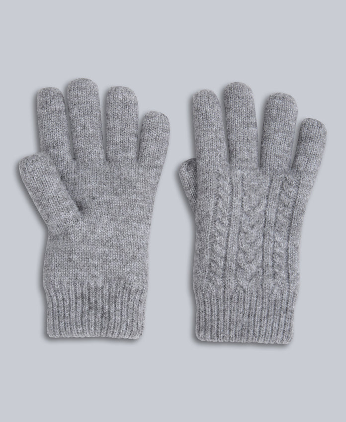 Becky Borg Lined Womens Gloves - Grey