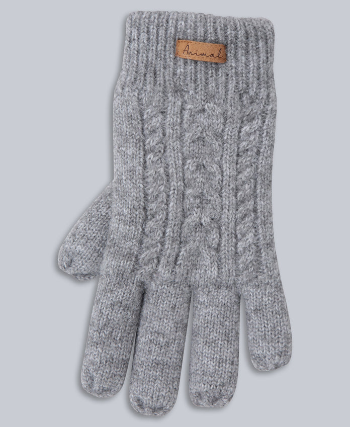 Becky Borg Lined Womens Gloves - Grey