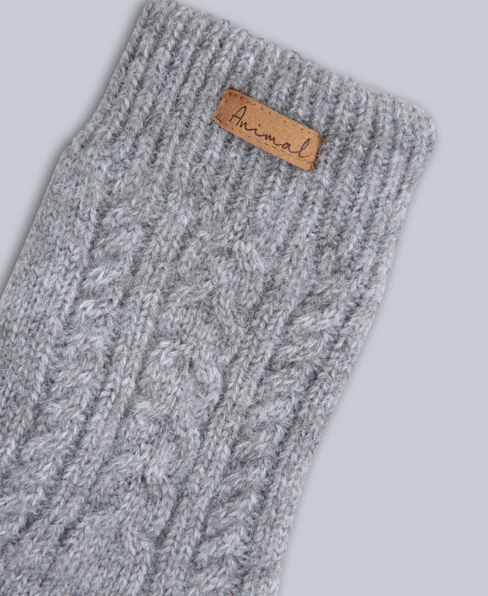 Becky Borg Lined Womens Gloves - Grey