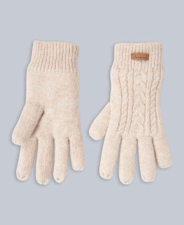 Becky Borg Lined Womens Gloves - Light Beige