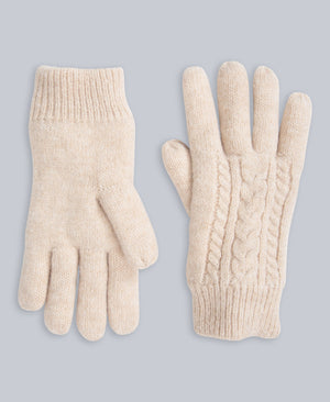 Becky Borg Lined Womens Gloves - Light Beige