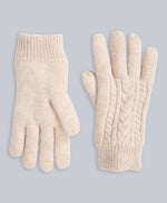 Becky Borg Lined Womens Gloves - Light Beige
