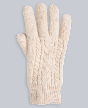 Becky Borg Lined Womens Gloves - Light Beige