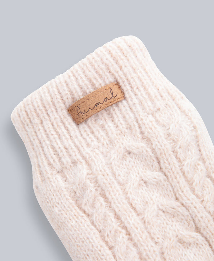 Becky Borg Lined Womens Gloves - Light Beige