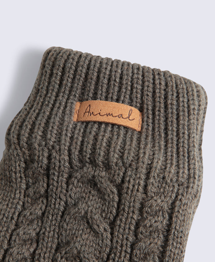 Becky Borg Lined Womens Gloves - Light Khaki
