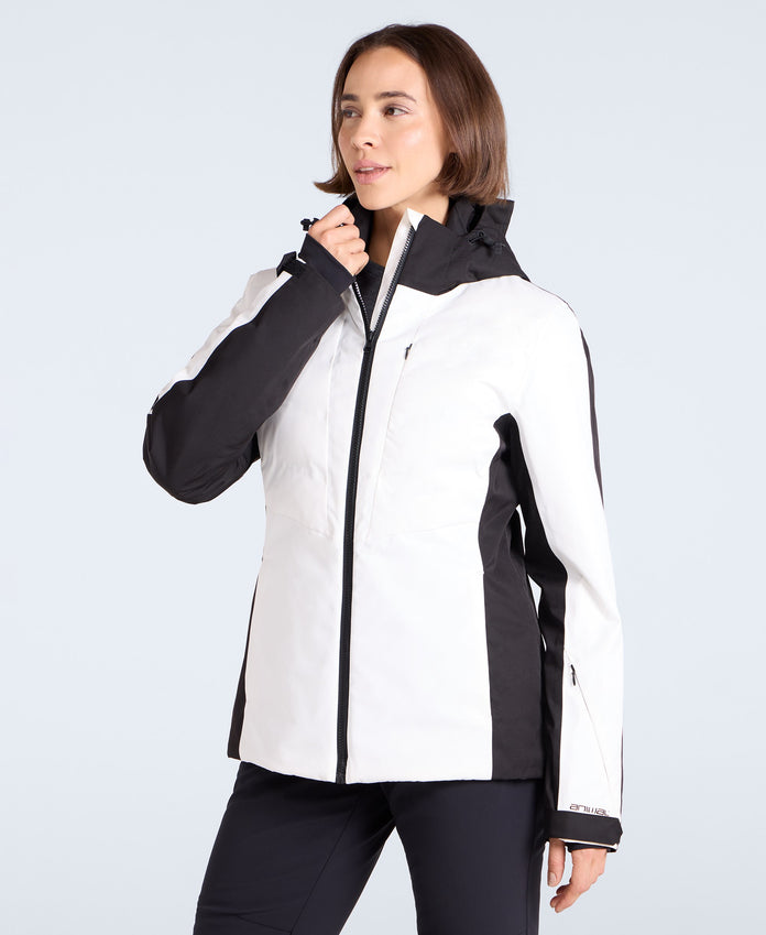Energy Womens Baffled Ski Jacket - Black