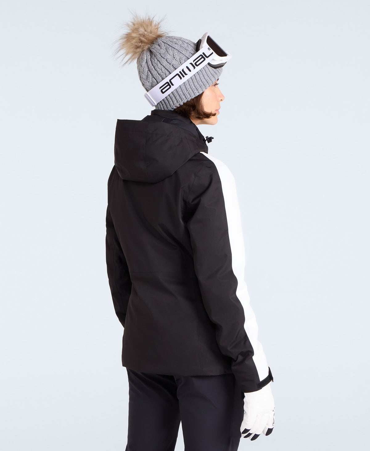 Energy Womens Waterproof Baffled Ski Jacket - Black