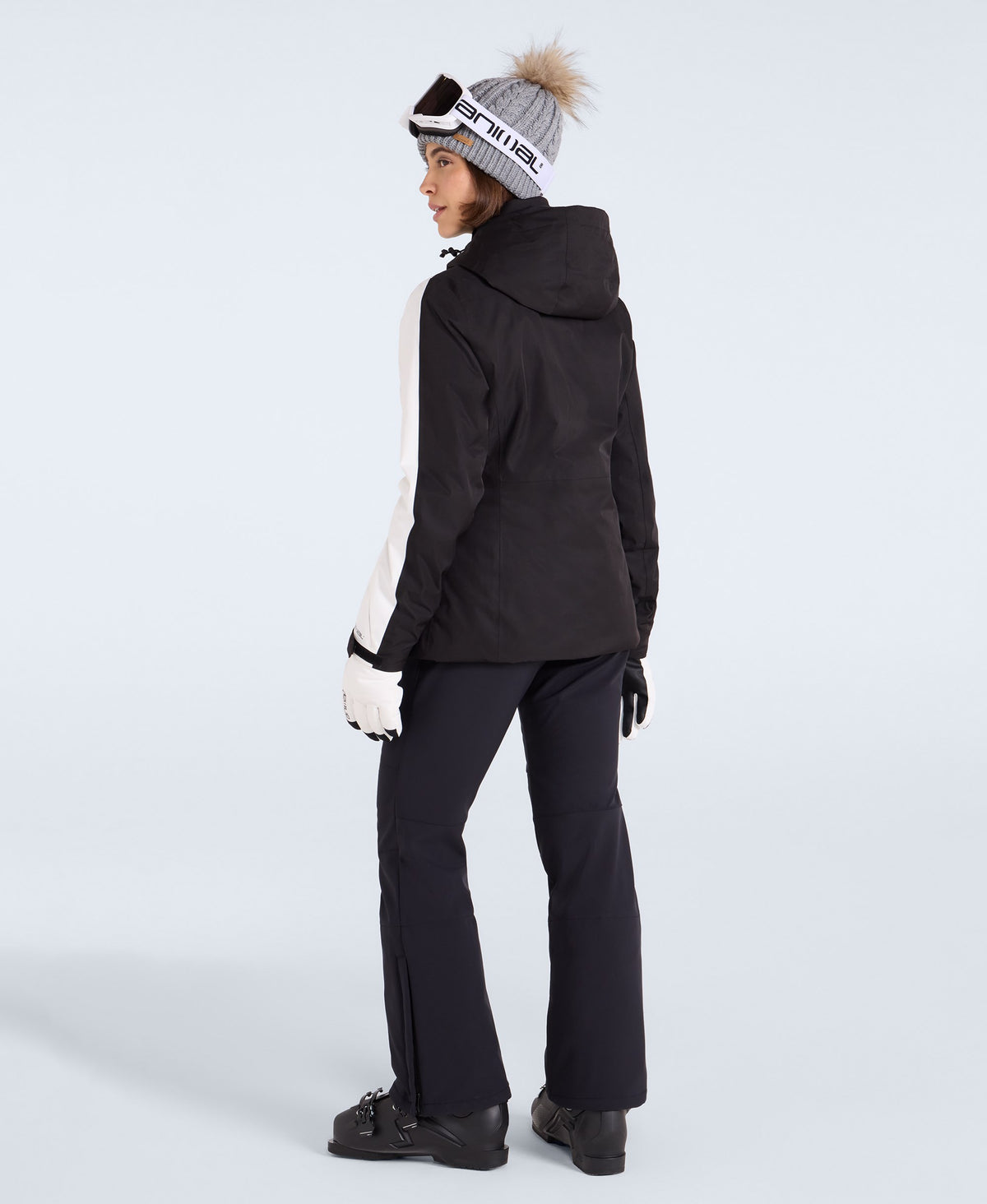 Energy Womens Waterproof Baffled Ski Jacket - Black