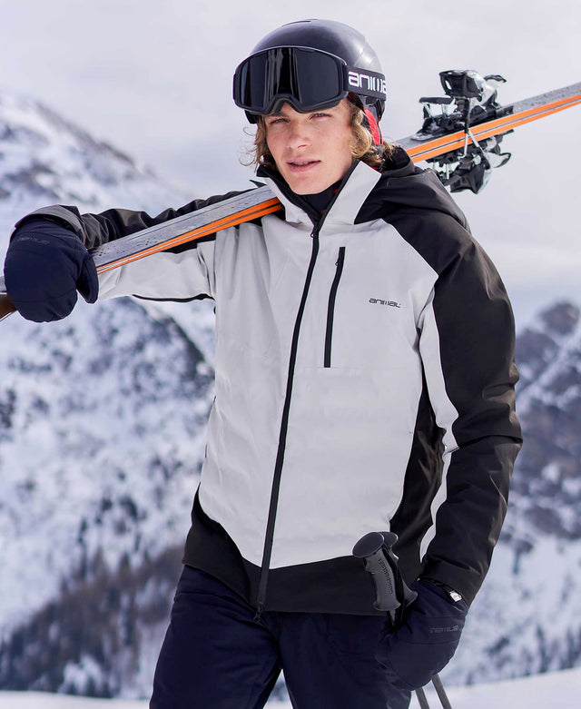 Energy Mens Baffled Ski Jacket - Black