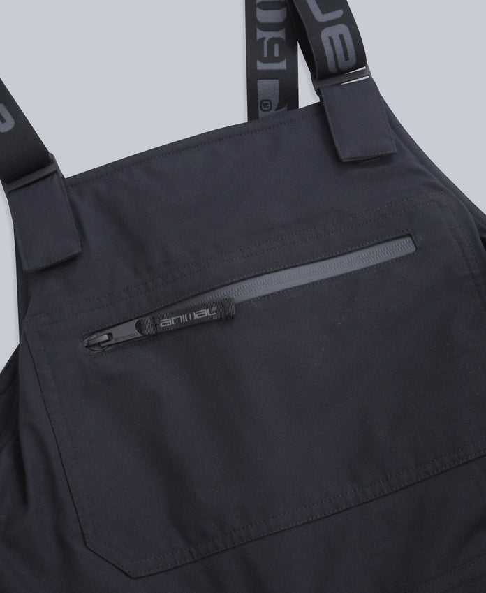 Powder Mens Bib Front Ski Pants - Black