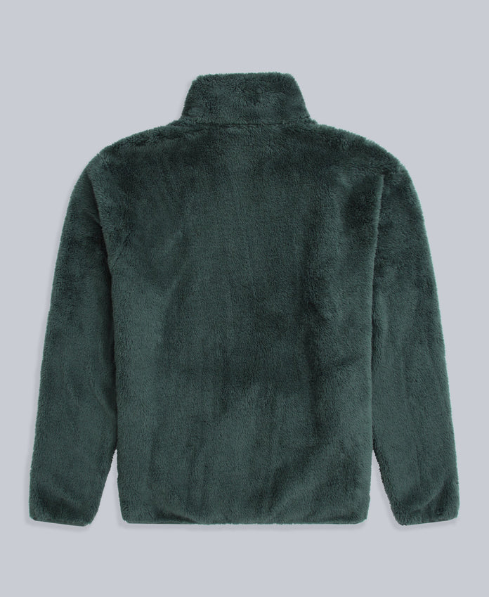 Teddy Mens Half Zip Fleece - Green