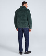Teddy Mens Half Zip Fleece - Green