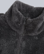 Teddy Mens Half Zip Fleece - Khaki