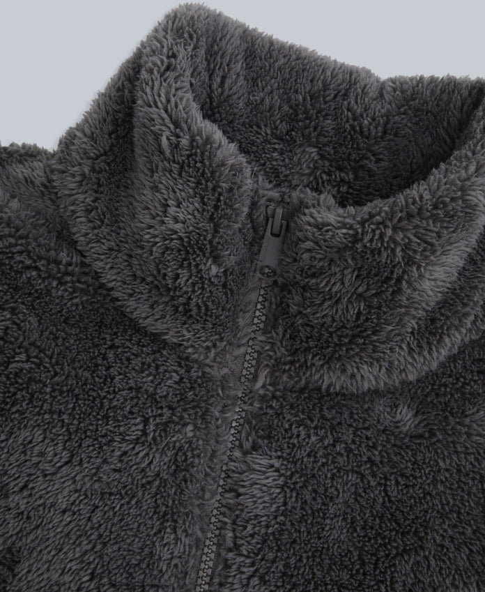 Teddy Mens Half Zip Fleece - Khaki