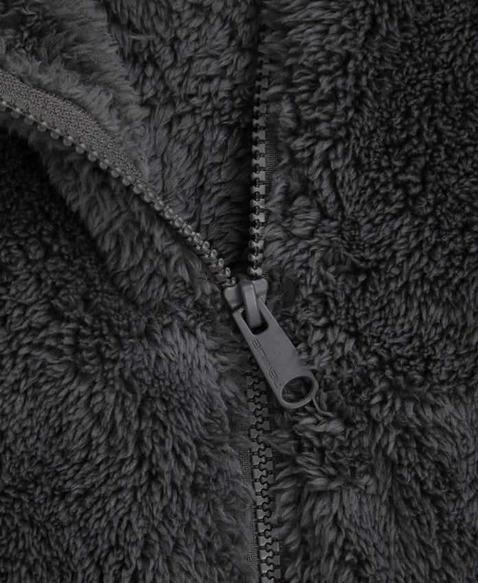 Teddy Mens Half Zip Fleece - Khaki