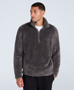 Teddy Mens Half Zip Fleece - Khaki