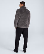 Teddy Mens Half Zip Fleece - Khaki