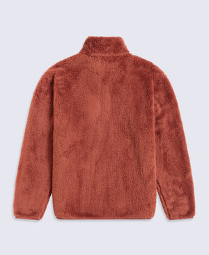 Teddy Mens Half Zip Fleece - Orange