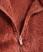 Teddy Mens Half Zip Fleece - Orange