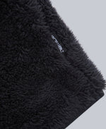 Teddy Womens Half Zip Fleece - Jet Black