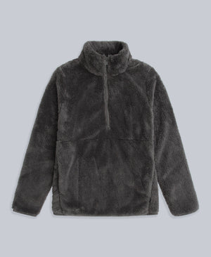 Teddy Womens Half Zip Fleece - Khaki