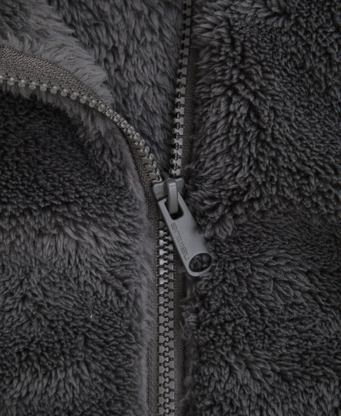 Teddy Womens Half Zip Fleece - Khaki