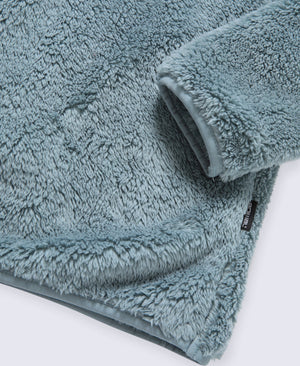 Teddy Womens Half Zip Fleece - Mint