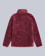 Teddy Womens Half Zip Fleece - Pink