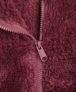 Teddy Womens Half Zip Fleece - Pink