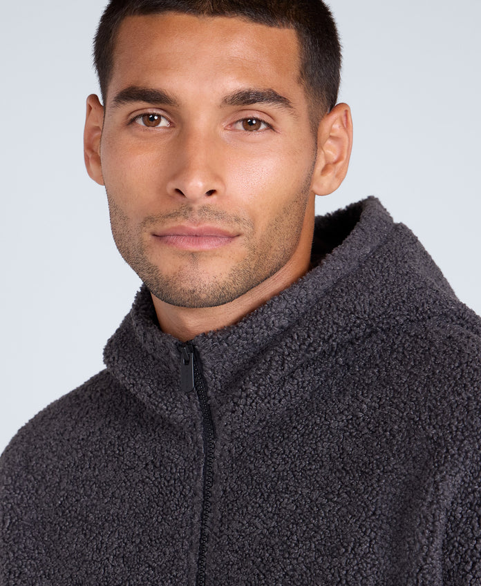 Waeys Mens Borg Fleece - Charcoal