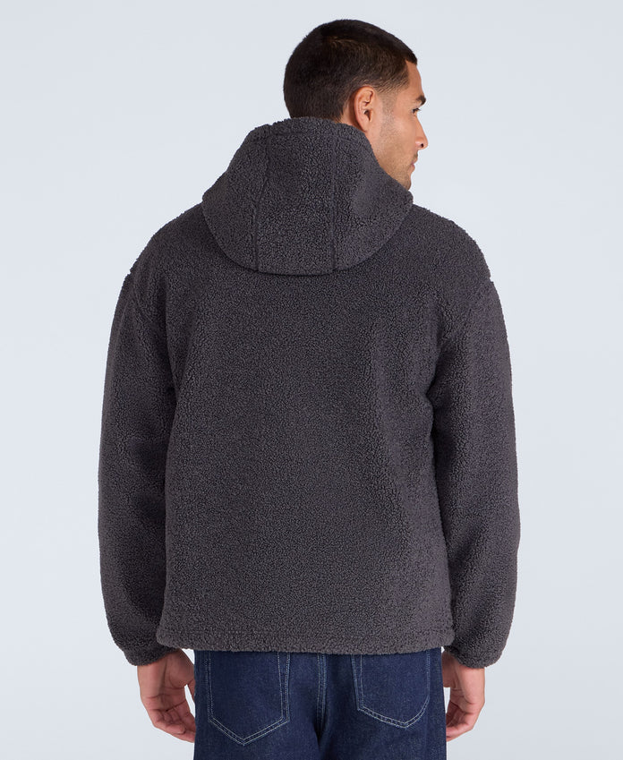 Waeys Mens Borg Fleece - Charcoal