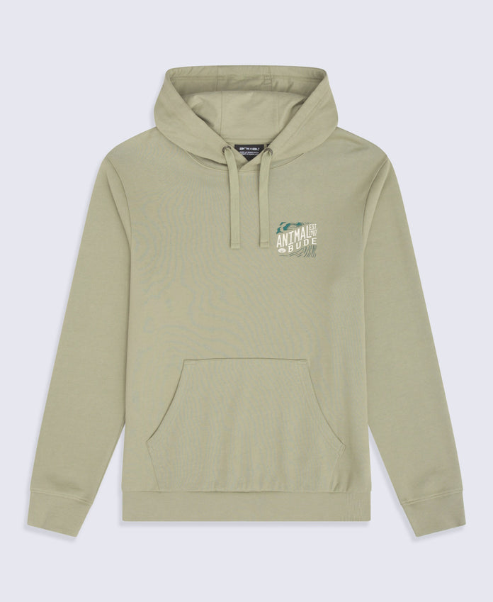 River Mens Bude Hoodie - Khaki