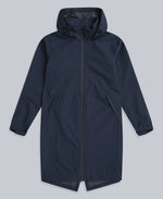 Pace Womens Longline Waterproof Jacket - Navy
