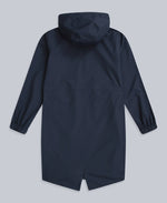 Pace Womens Longline Waterproof Jacket - Navy