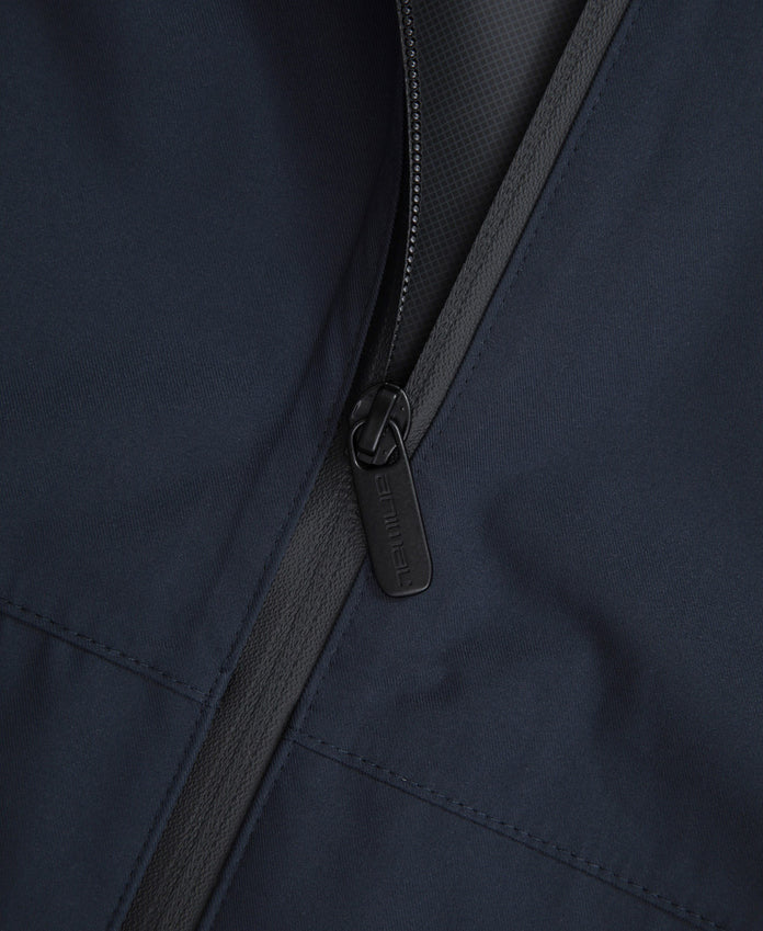 Pace Womens Longline Waterproof Jacket - Navy