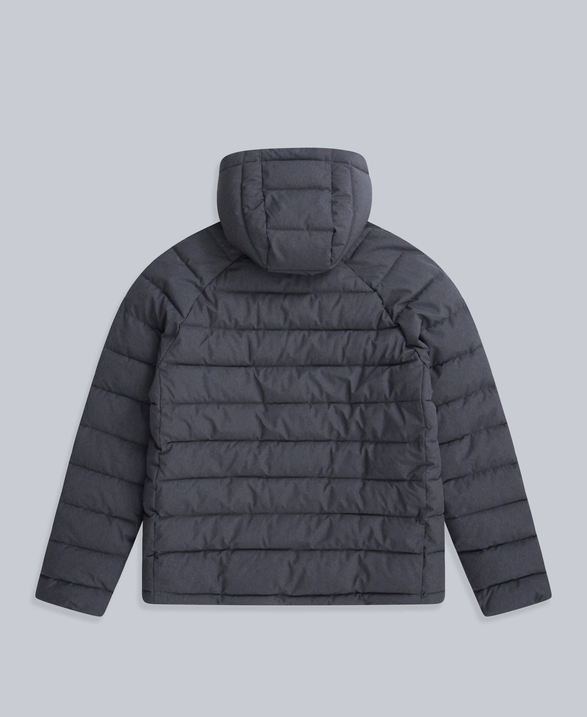 Light Cloud Cosi Marl Hooded Mens Padded Jacket - Charcoal