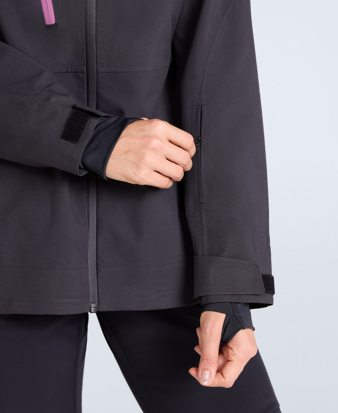 Vortex Womens 3 Layer Ski Jacket - Black