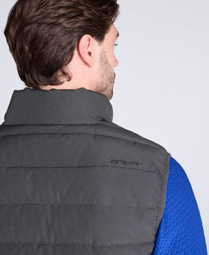 Light Cosi Mens Marl Gilet - Charcoal