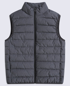 Light Cosi Mens Marl Gilet - Charcoal