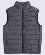 Light Cosi Mens Marl Gilet - Charcoal