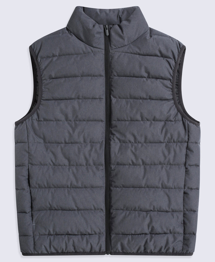 Light Cosi Mens Marl Gilet - Charcoal