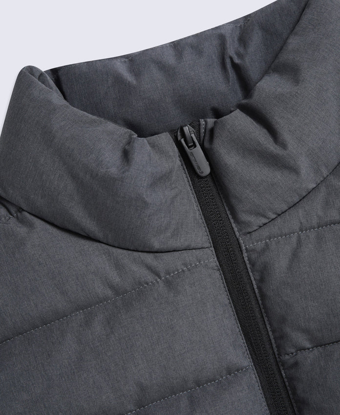 Light Cosi Mens Marl Gilet - Charcoal