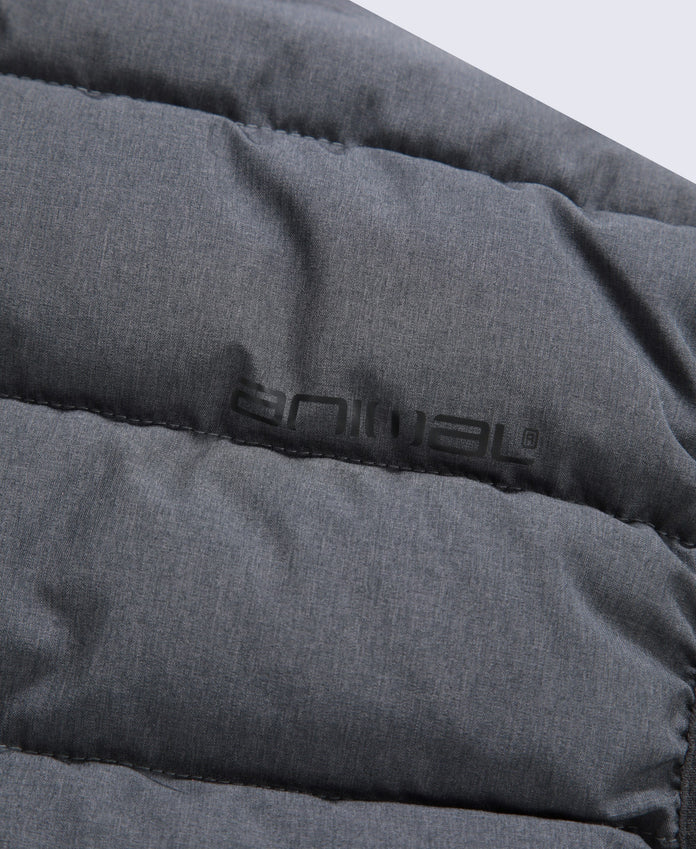 Light Cosi Mens Marl Gilet - Charcoal