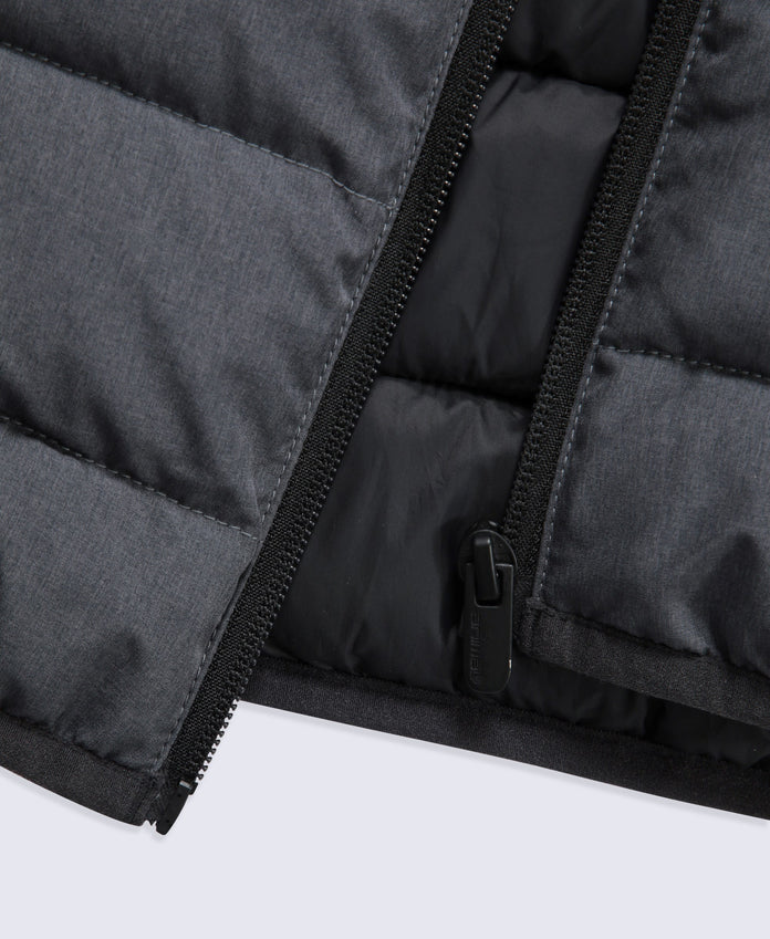 Light Cosi Mens Marl Gilet - Charcoal