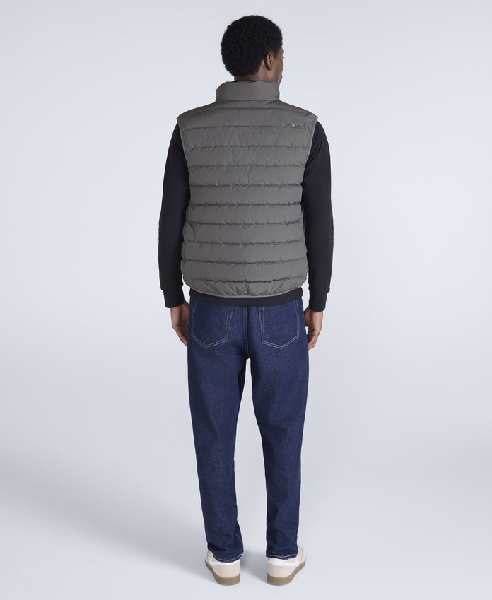 Light Cosi Marl Mens Gilet - Khaki